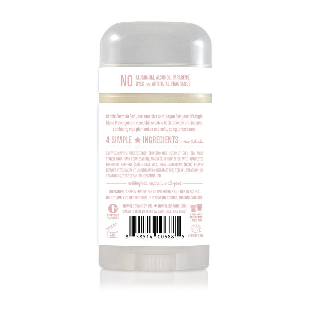 vegan deodorant - moroccan rose  | humble