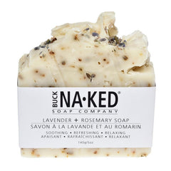 Buck Naked Lavender + Rosemary Natural Vegan Soap Bar - EcoFreax | Think Bigger.