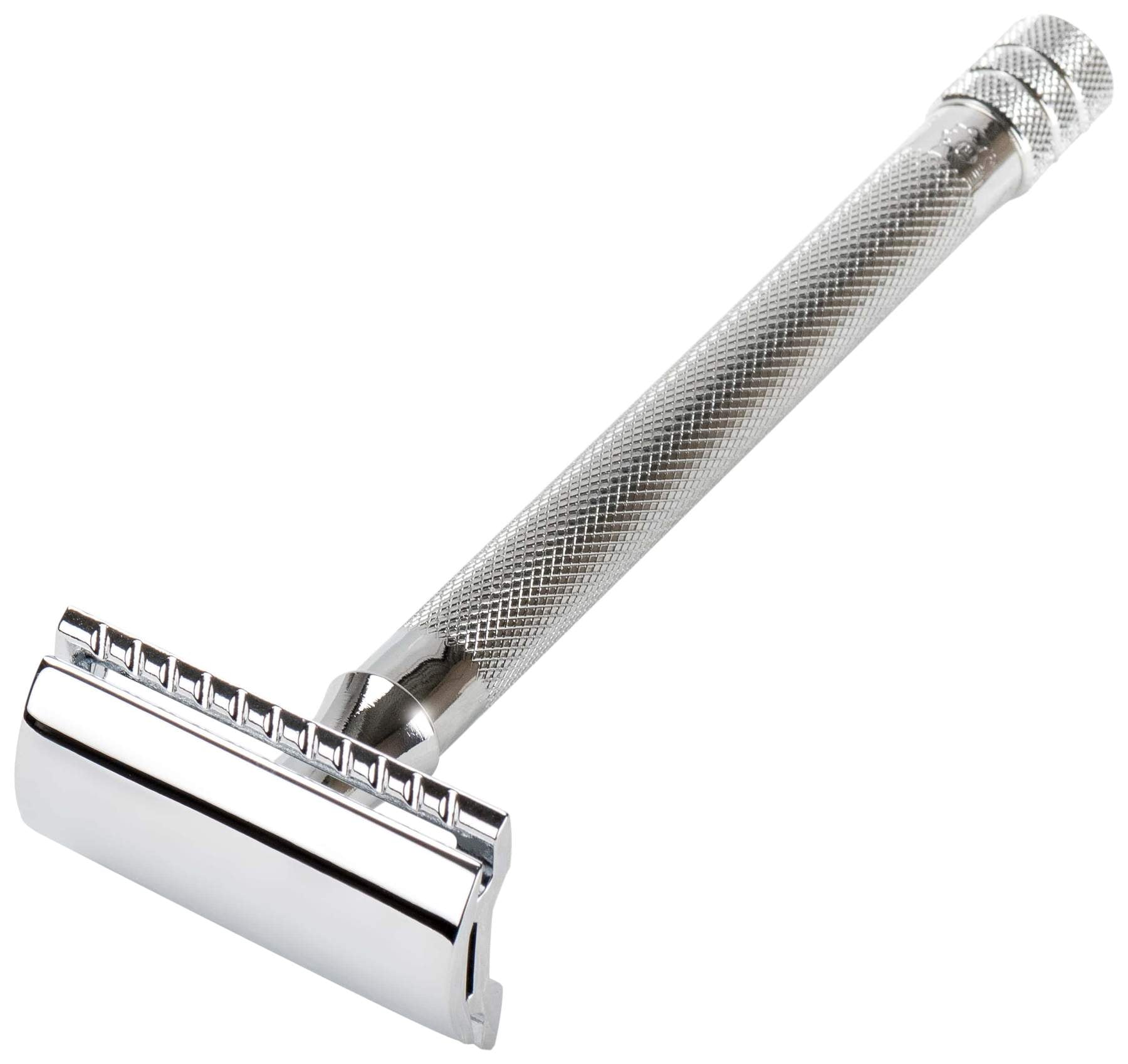 Merkur | 24C | Double Edge Safety Razor Extra Long Handle - EcoFreax | Think Bigger.