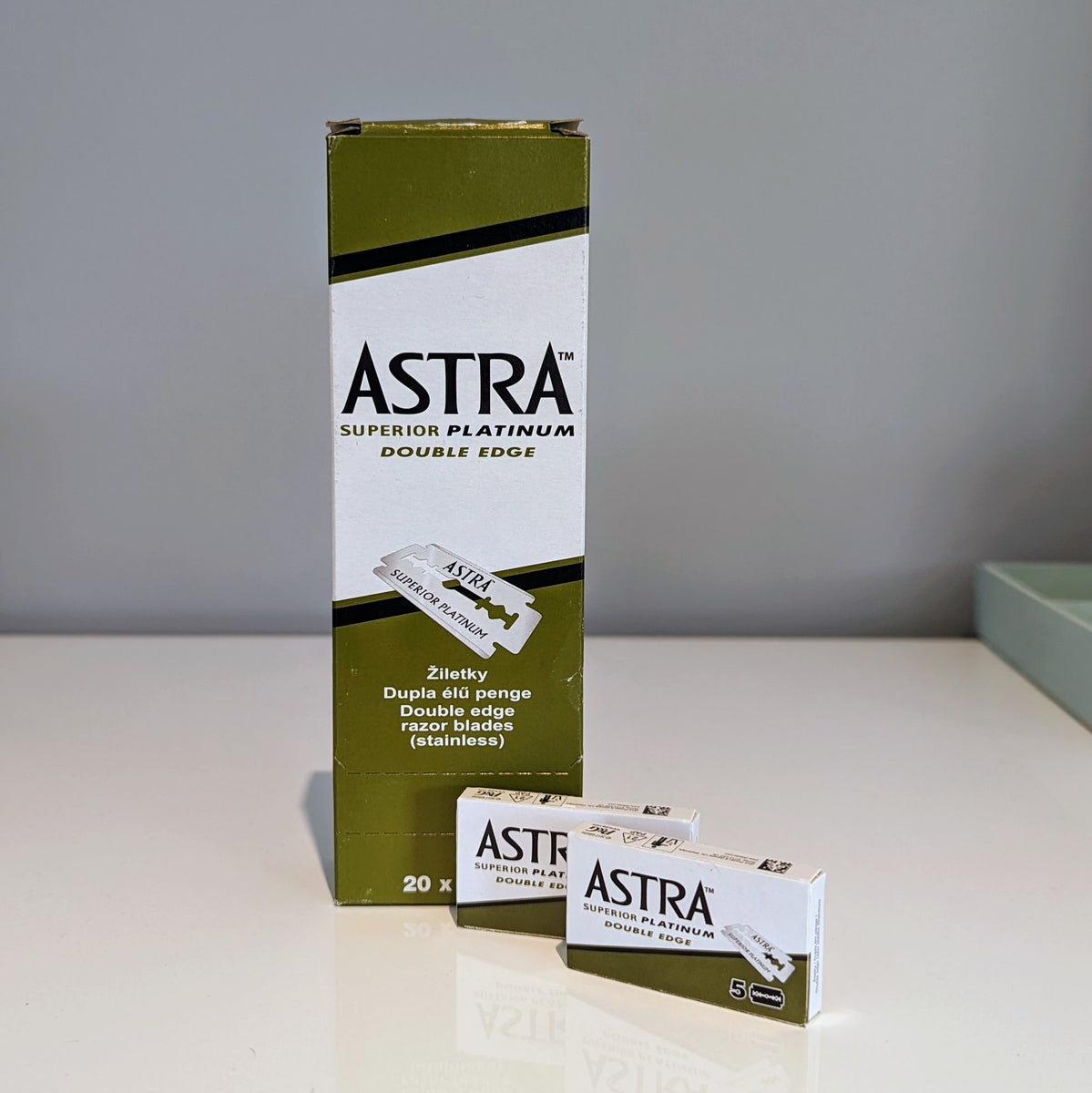 Astra Superior Platinum Double Edge Razor Blades – EcoFreax