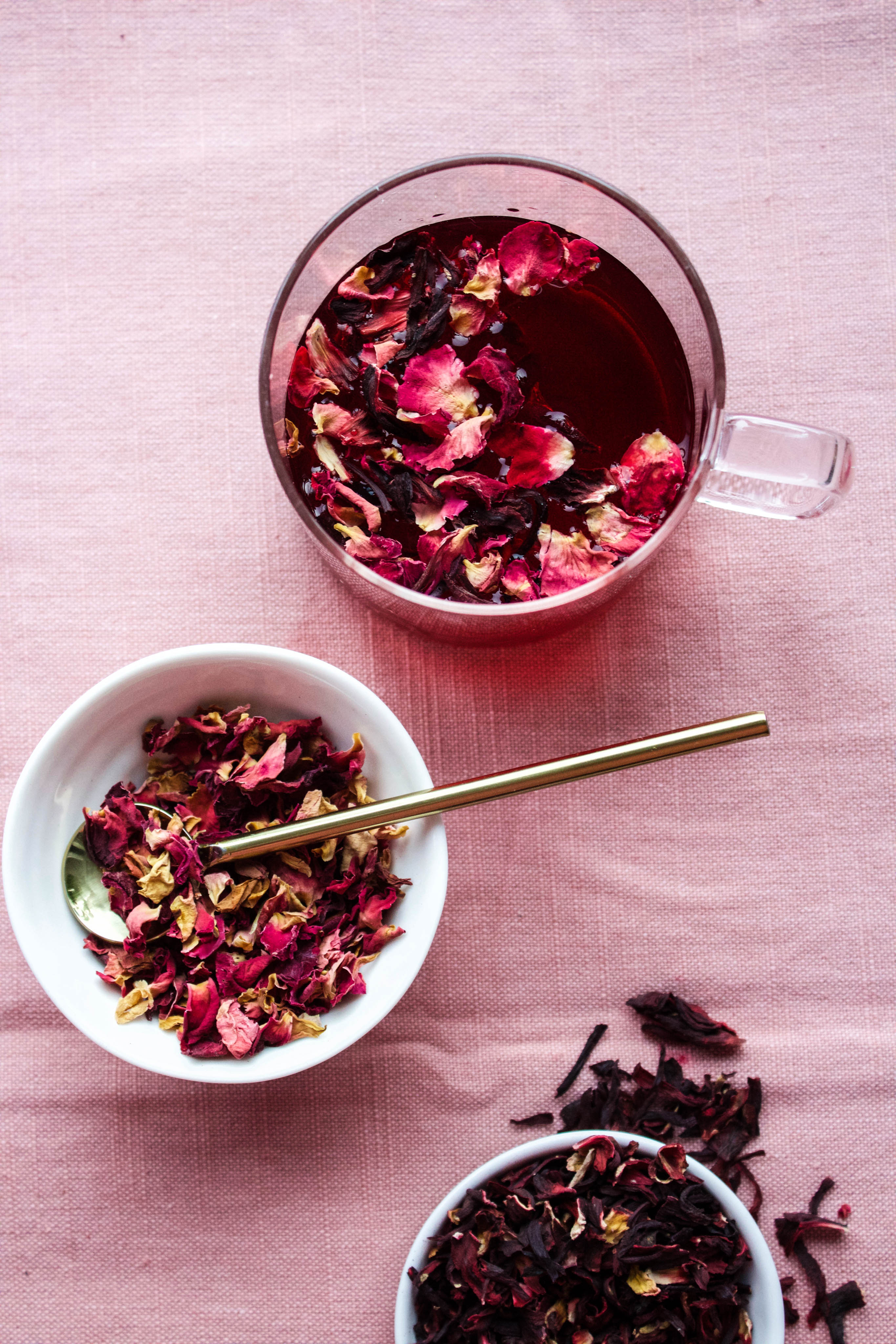 rose schisandra glow - natural organic tea