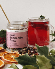 rose schisandra glow - natural organic tea