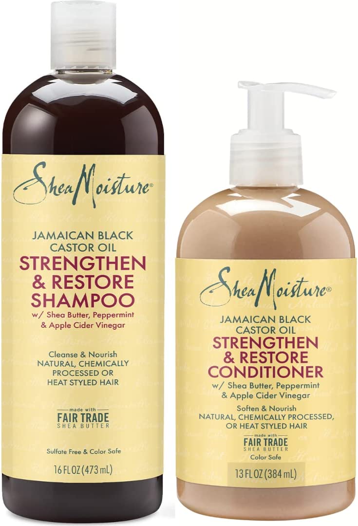 Shea Moisture - Jamaican Black Castor Oil Shampoo & Conditioner Set