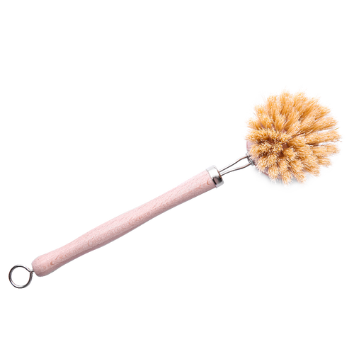Bamboo & Sisal Long Handle Dish Brush with Replaceable Head