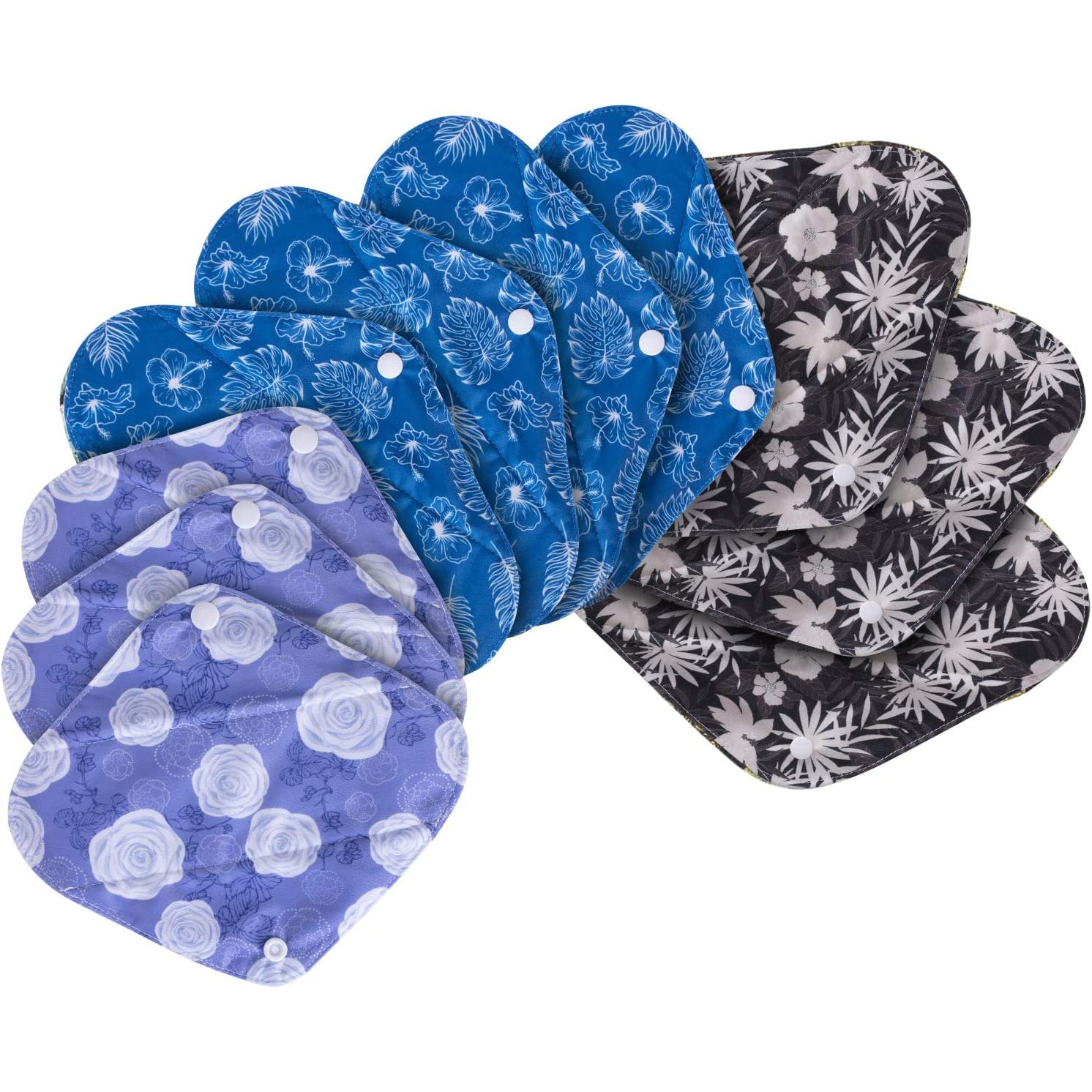 Cloth Reusable Period Pads (Set of 10)