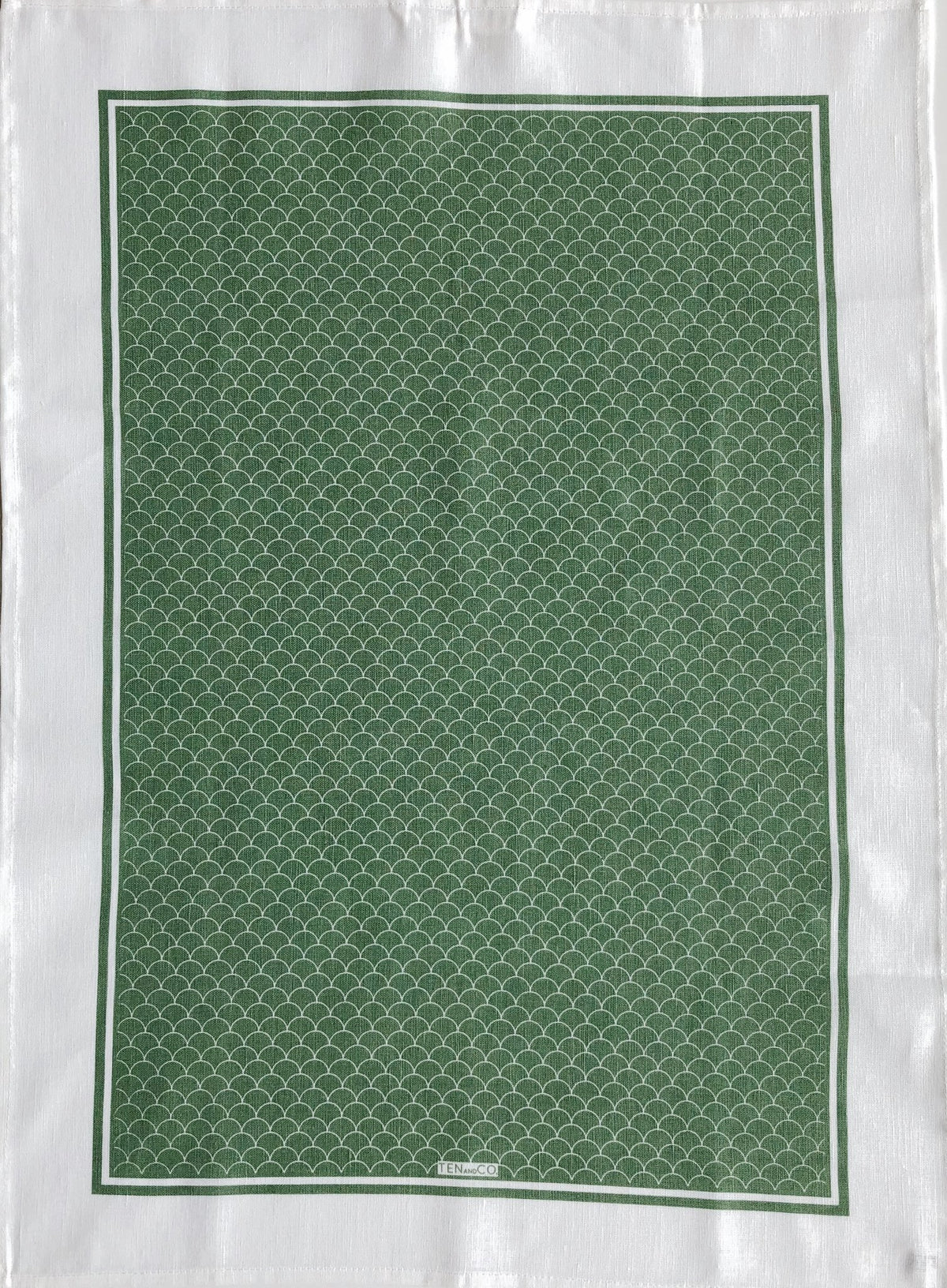 tea towel kitchen cloth | scallop sage