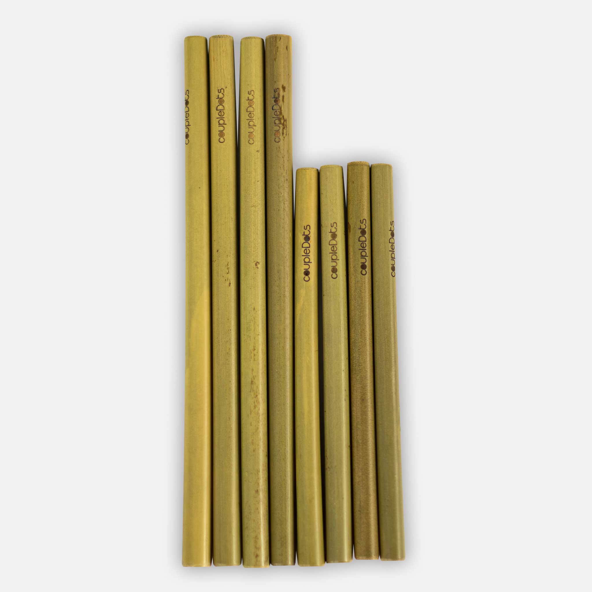 coupleDots Biodegradable Bamboo Drinking Straws - EcoFreax | Think Bigger.