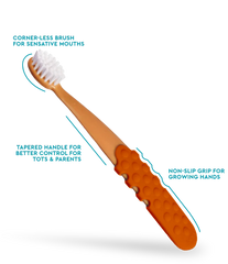 RADIUS Totz Plus Brush (3 yrs+) - Kids Toothbrush