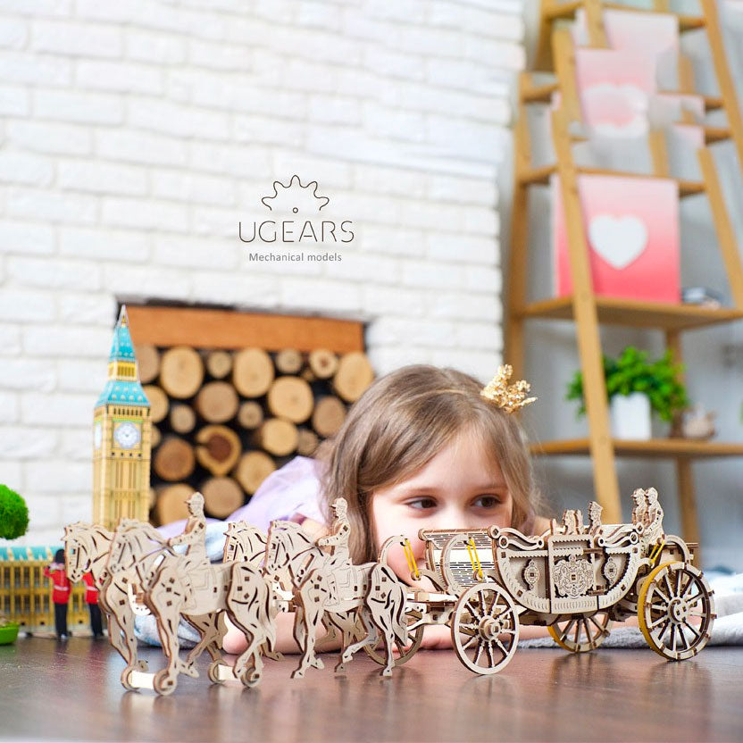 Royal Carriage by UGEARS - Wooden 3-D Puzzle 🇺🇦