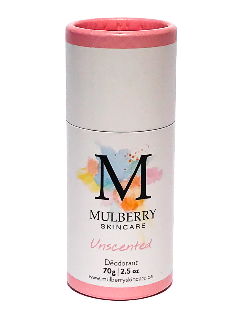 all natural deodorant - unscented | mulberry skincare