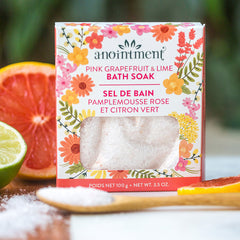 pink grapefruit & lime vegan bath soak