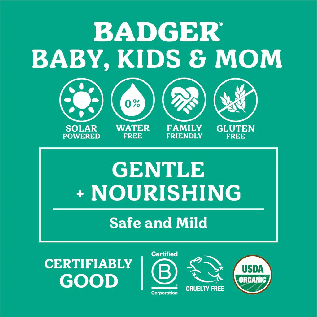 baby balm - organic baby skin care moisturizer | badger