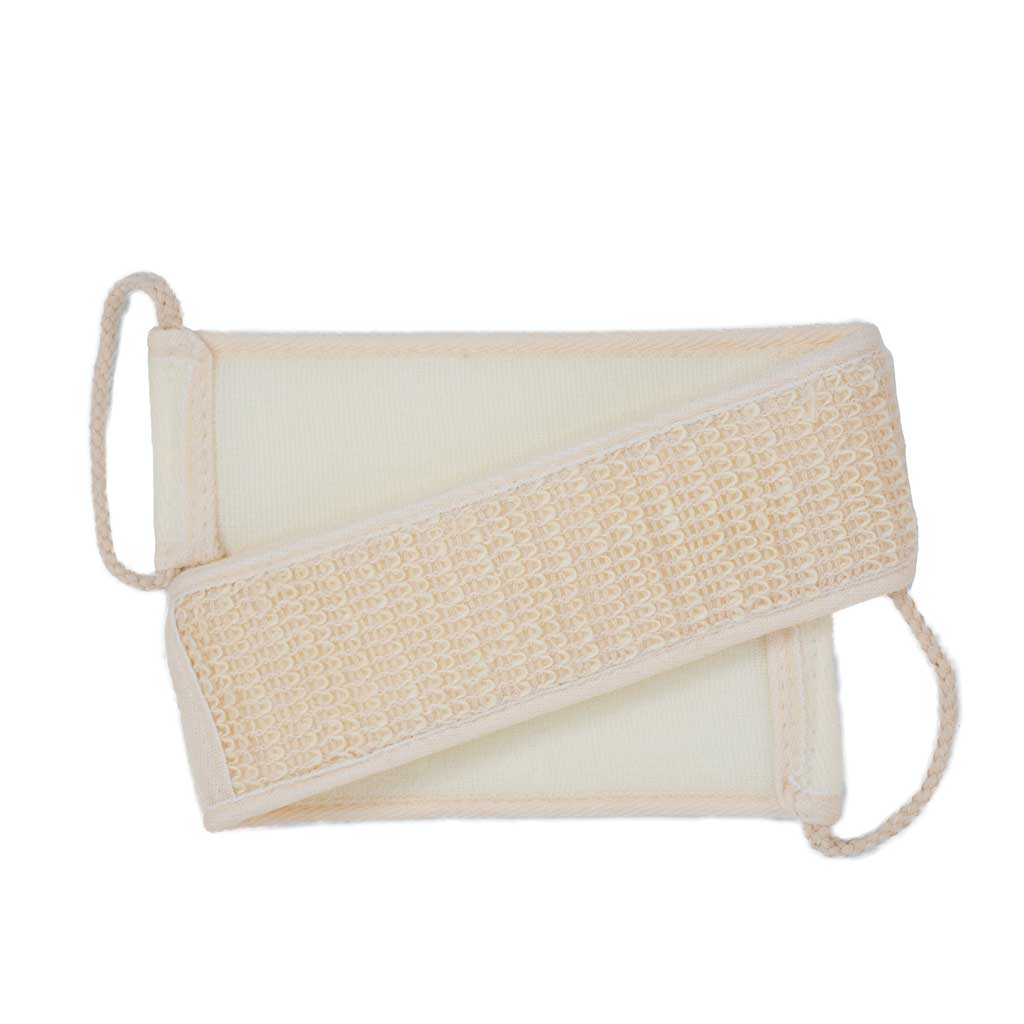 double side scrubbing strap body bath sponge belt