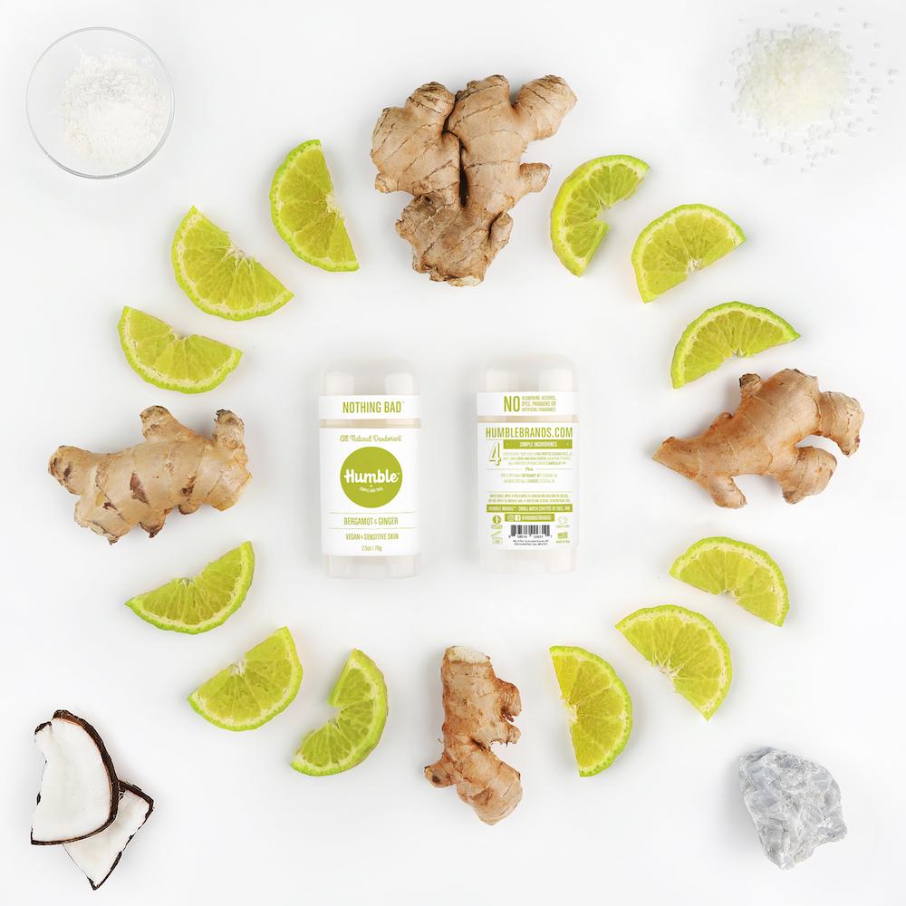 Humble vegan deodorant - bergamot & ginger