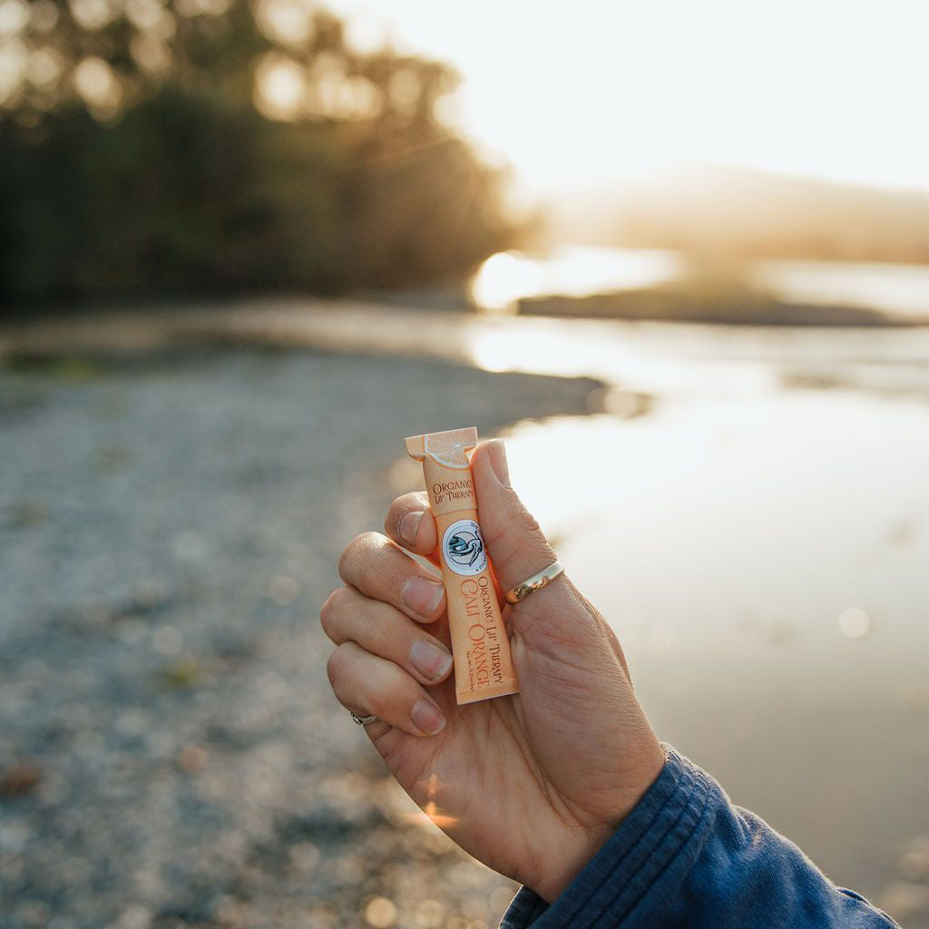 organic lip balm - cali orange