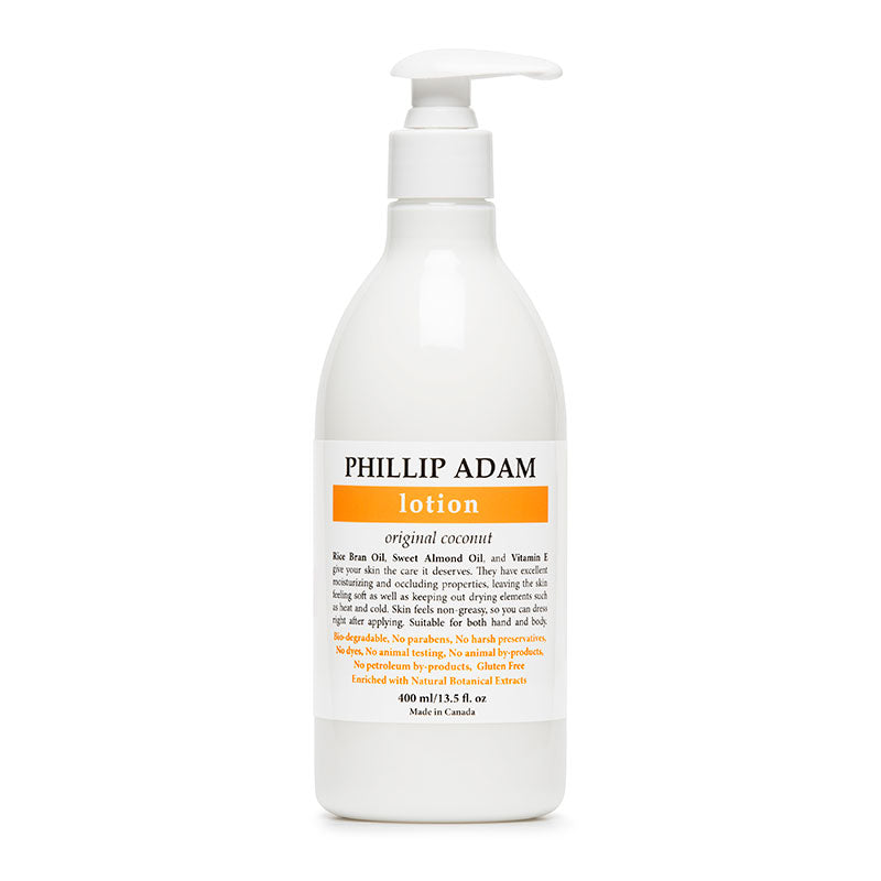 coconut organic hand and body lotion | phillip adam