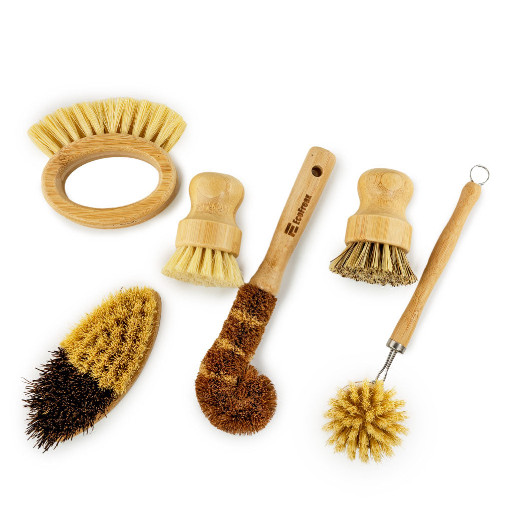 zero waste dish brush kit