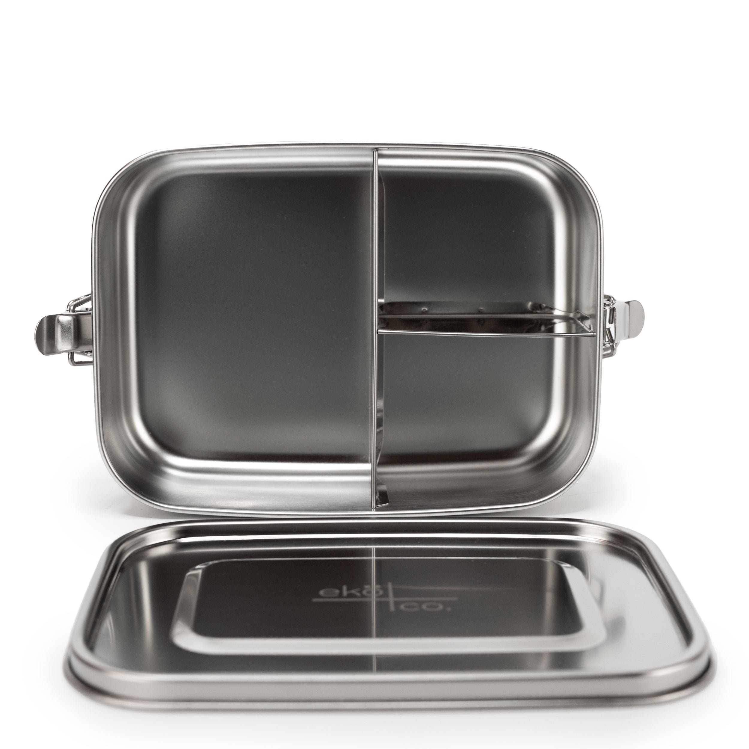 stainless steel 3 compartment bento lunch box