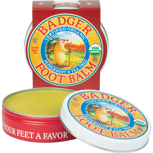 organic foot balm moisturizer - cracked feet repair | badger