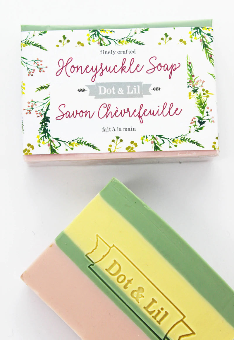 dot & lil honeysuckle soap