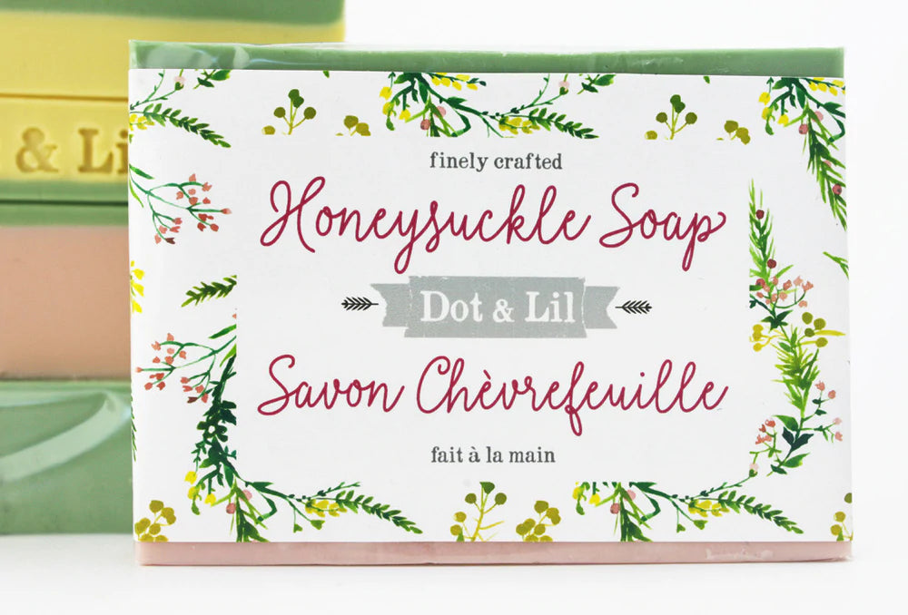 dot & lil honeysuckle soap