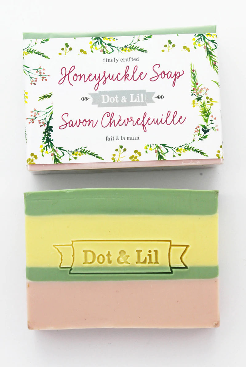 dot & lil honeysuckle soap