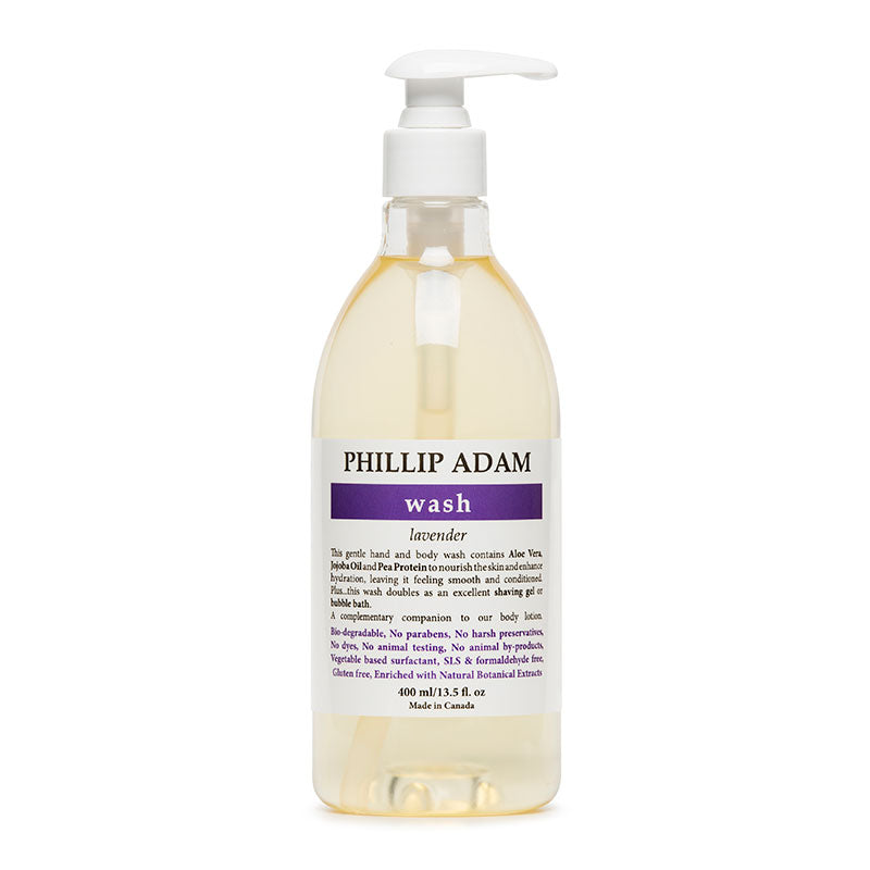 lavender organic hand and body wash | phillip adam