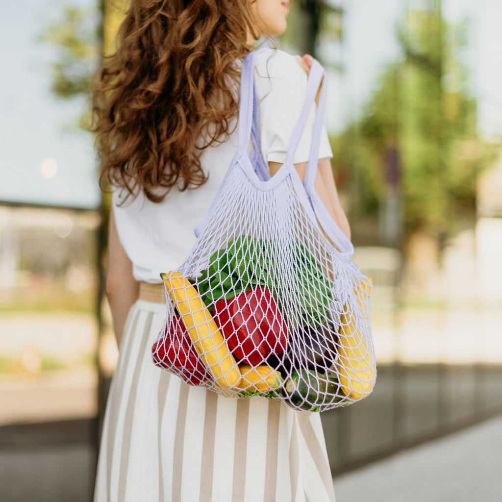 Cotton Reusable Mesh Shopping Bags