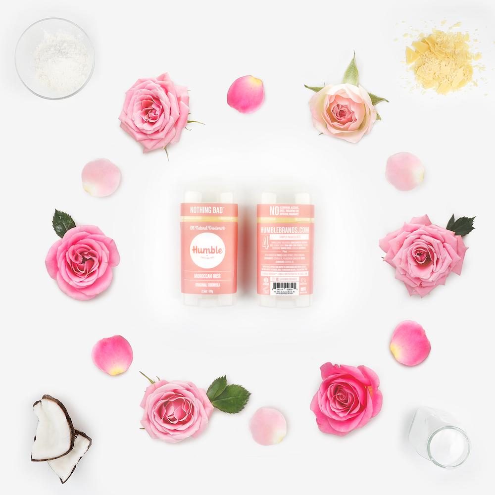 Humble all natural deodorant - moroccan rose