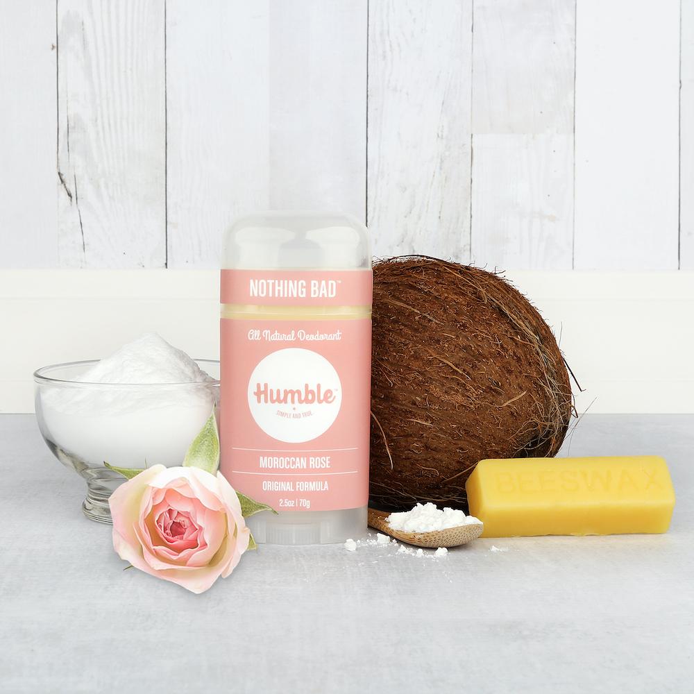 all natural deodorant - moroccan rose