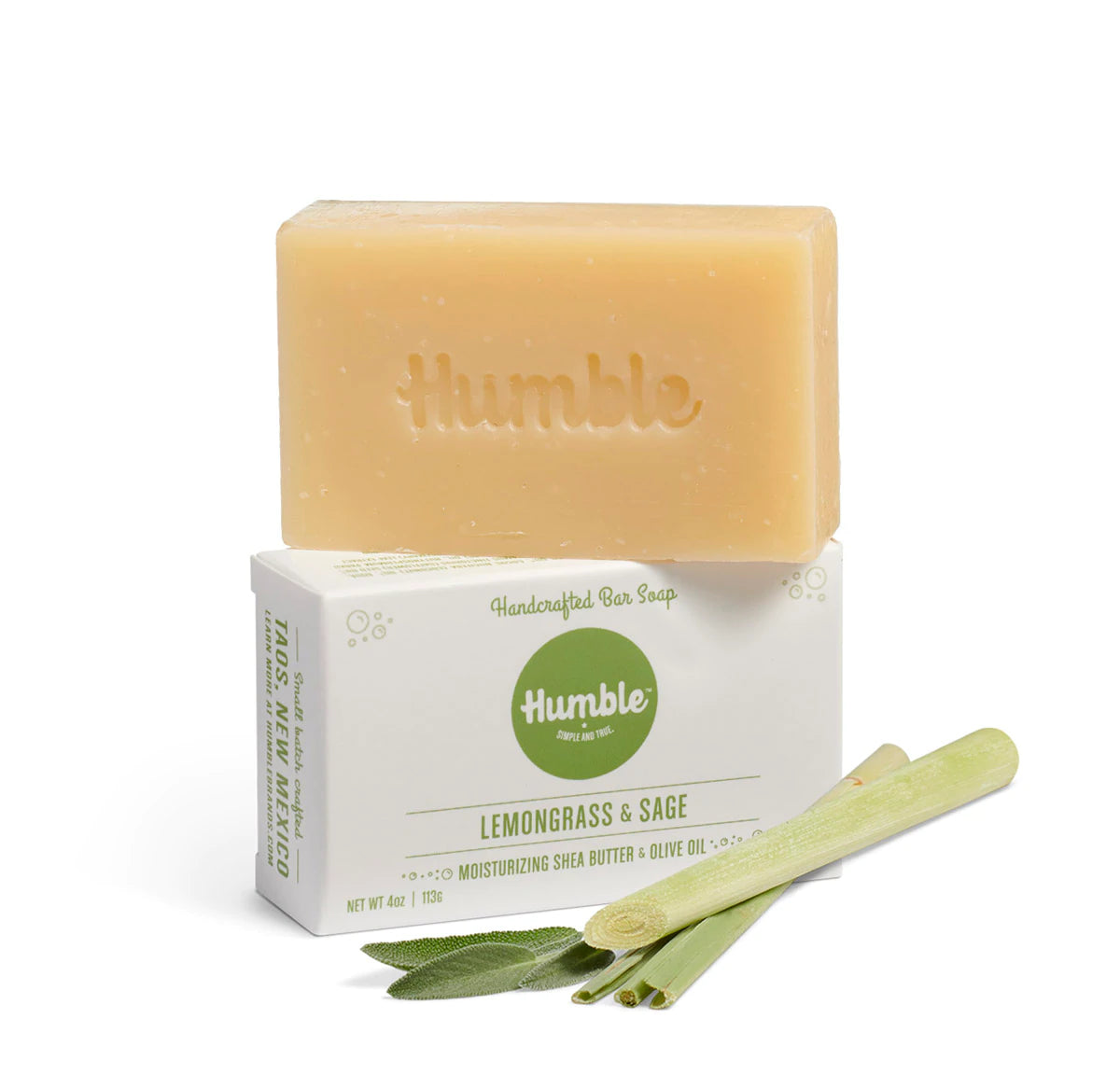 natural soap bar - lemongrass & sage | humble brands