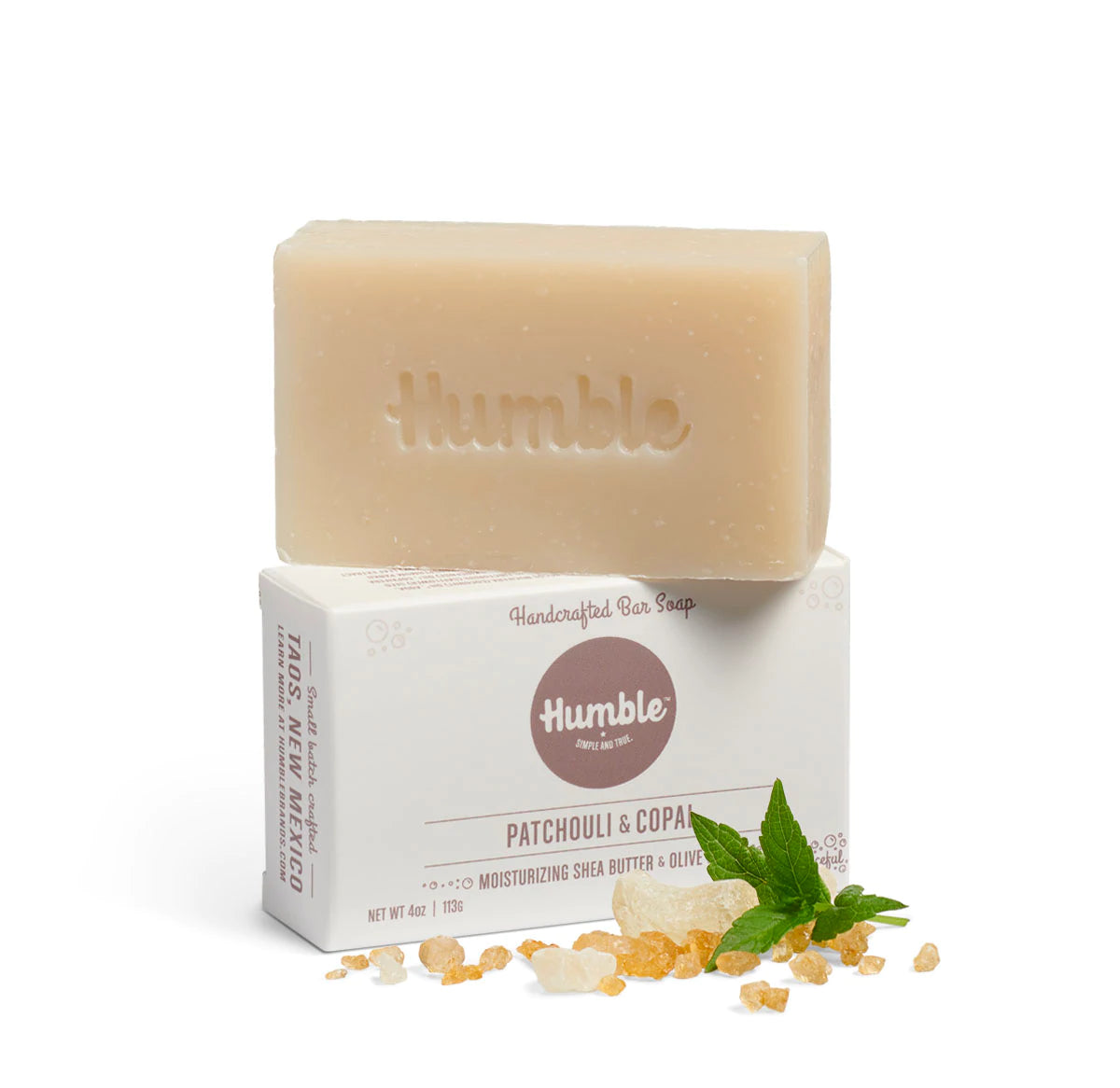 natural soap bar - patchouli & copal | humble brands