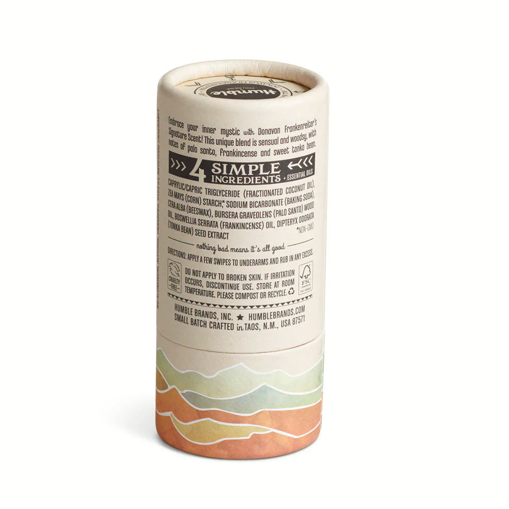Humble natural deodorant - palo santo & frankincense | plastic free