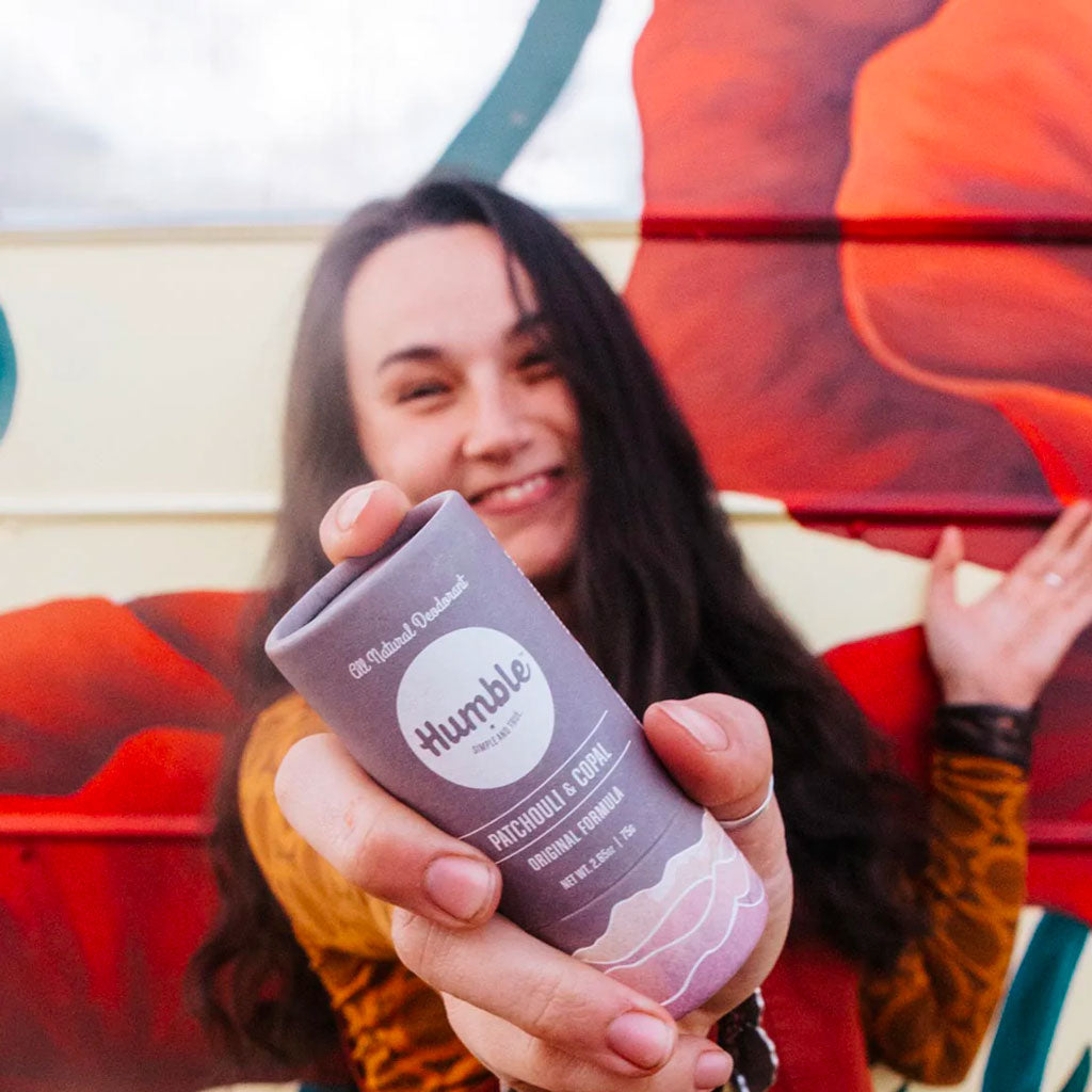 Humble natural deodorant - patchouli & copal | plastic free
