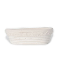 banneton oval bread proofing basket with liner