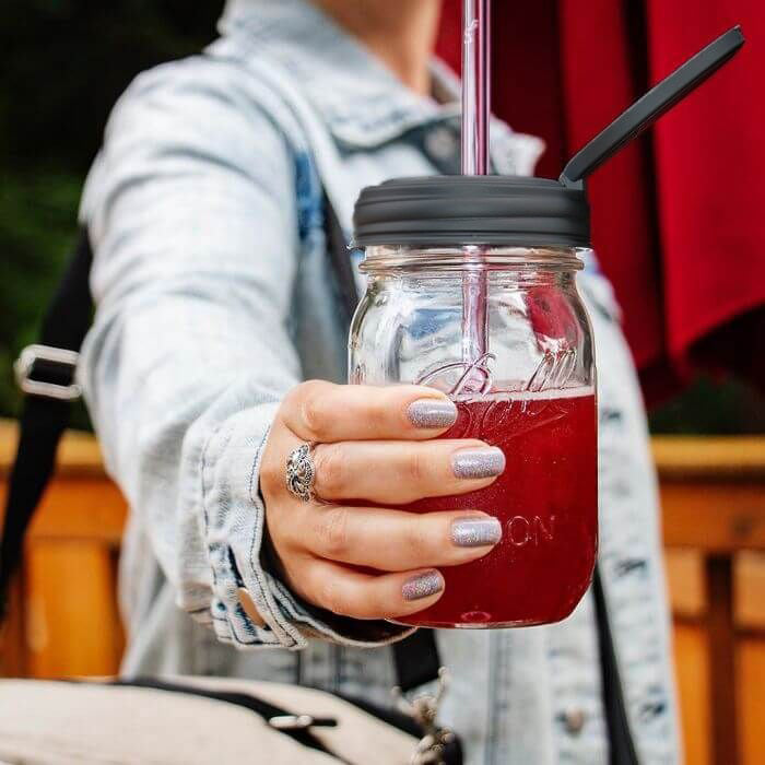 mason jar lid FLIP cap