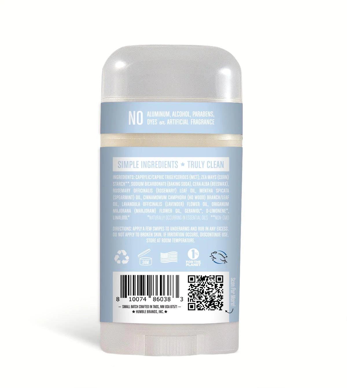 Humble all natural deodorant - rosemary & mint
