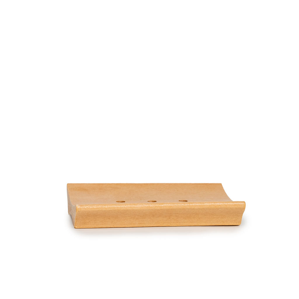 beech wood soap dish - contemporary