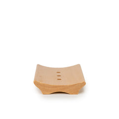 beech wood soap dish - contemporary