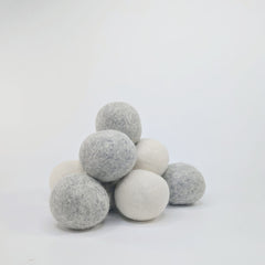 organic softener wool dryer balls (set of 6)